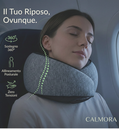 CALMORA™ | Il Cuscino Ergonomico in Memory Foam "Organic Zen"